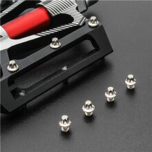 150Pcs Road MTB Folding Bike Pedal Anti-Slip Nail Replacement Screws Pins Bolts Bike Hex M4 Pedal Pin Screws Set Road