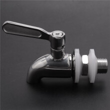 8X Edelstahl Wasserhahn Fassbier Wasserhahn Fuer Hausbrauen Fermenter Wein Fass Bier Saftspender Trinken Kuehlschrank Faesser