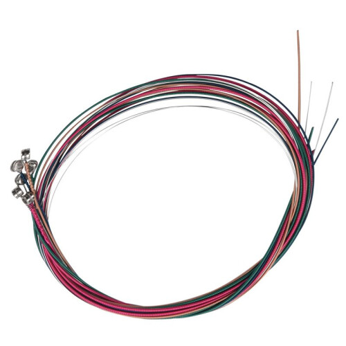 30X Set Rainbow Colorful Color String for Acoustic Guitar 2