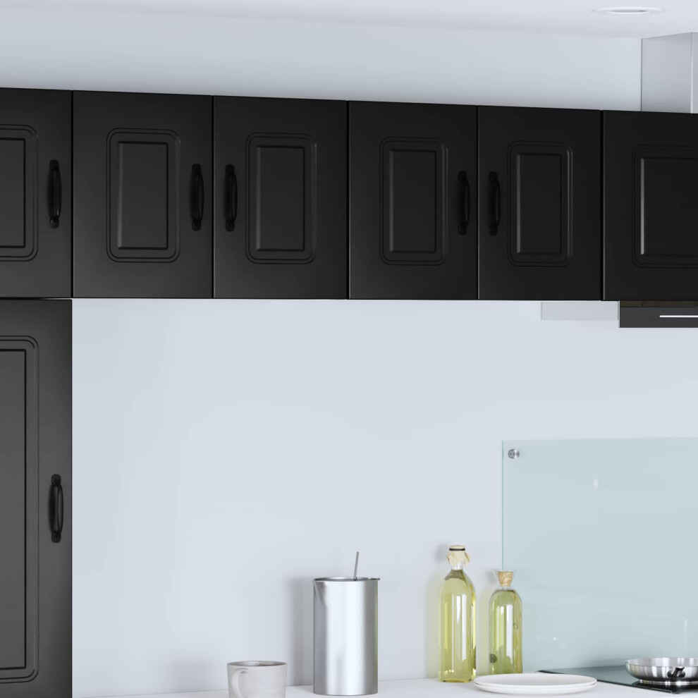 Vidaxl Dishwasher Panel Kalmar Black 60 X 31 X 40 Cm Engineered Wood 8721359454376
