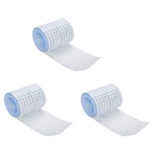 3X Maille Respirant Bande Non TisséE Bande Adhésive Rouleau Film Pansement Pansements Non-Tissés Flexibles