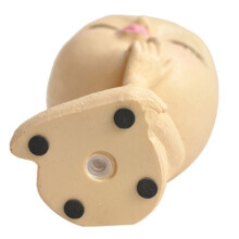 Cute Flower Pot/Face Flower Pot, for Indoor Plants, Girl Face Flower Pot Cute Lady Flower Pot,Khaki