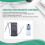 2X Ceiling Fan Remote Control Kit 40W 6-Speed Timing Function Replacement Remote for  Ceiling Fans & Lights 3