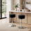 Homcom (Black) HOMCOM Bar Stool Adjustable Swivel 1 Piece 8