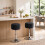 Homcom (Black) HOMCOM Bar Stool Adjustable Swivel 1 Piece 9