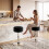 Homcom (Black) HOMCOM Bar Stool Adjustable Swivel 1 Piece 2