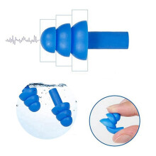 Soft Silicone Earplugs Waterproof Swimming Ear Plugs Reusable Noise Reduction Sleeping Ear Plugs Hearing Protector