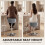 Homcom (Grey) HOMCOM Bar Stool Adjustable Swivel 1 Piece 10