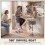 Homcom (Grey) HOMCOM Bar Stool Adjustable Swivel 1 Piece 11