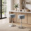 Homcom (Grey) HOMCOM Bar Stool Adjustable Swivel 1 Piece 6