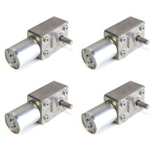 4X GW370 12V 6rpm Reversible High Worm Geared Motor Torque Turbo Motor 35A