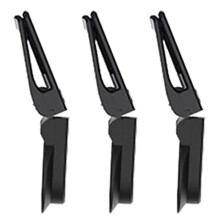 3X Letni Elektryczny Zestaw Słuchawkowy do Kasku Rowerowego Fix Clamp Wielofunkcyjny Plastikowy Klips Zestaw Słuchawkowy Zacisk B