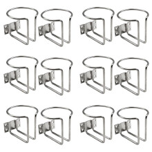 12Pcs Stainless Steel Car Boat Ring Cup Drink Holder Bottle Stand for Marine Yacht Truck RV
