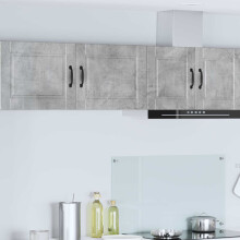 vidaXL Wall Cabinet PORTO 2 pcs Concrete Grey 50 x 31 x 40 cm