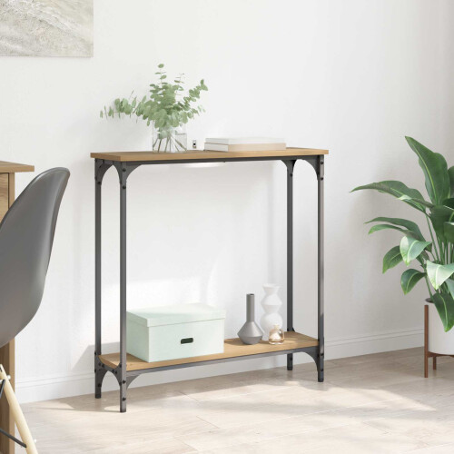 VidaXL vidaXL Console Table Artisan Oak 75 x 22.5 x 75 cm Engineered Wood