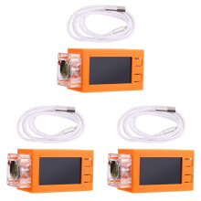 3X für Nerdminer V2 Pro Miner 78KH/S Bitcoin Miner mit Leuchtendem Lüfter BTC Solo Mining Miner Orange