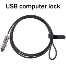 4X USB-Passwortsperre Computersperre Passwortschutz Diebstahlsperre Universelle Laptop-Computer-Passwortsperre