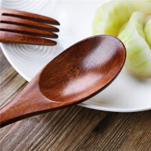 16Pcs Wooden Spoons Forks Set, Japanese Style Wooden Utensil Set, Handmade Kitchen Spoon, Reusable Travel Flatware Set B