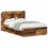 VidaXL vidaXL Headboard Cabinet with Storage Old Wood Engineered Wood 5