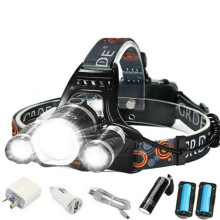 Lichte hoofdlamp voor nachtzicht, ultraheldere hoofdlamp, USB-oplaadbare LED-koplamp - YXY