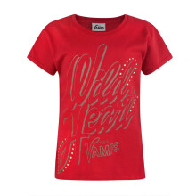 (7-8 Years) The Vamps Short Sleeved T-Shirt (Girls Red)