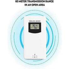 Weather Station Accessories, Wireless Sensor Probe Temperature Monitor Outdoor Replacement Sensor-YXY