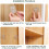 12-pack Self-adhesive Shelf Brackets-YXY 4