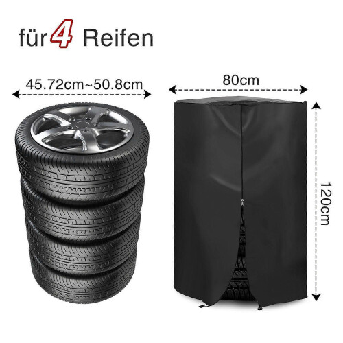 Kit de protection pour 4 pneus (80120cm-YXY) 1
