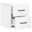 VidaXL vidaXL Wall-Mounted Bedside Cabinet with Drawer 2 pcs High Gloss White 5