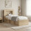 VidaXL vidaXL Headboard Cabinet with Storage Sonoma Oak Engineered Wood 1