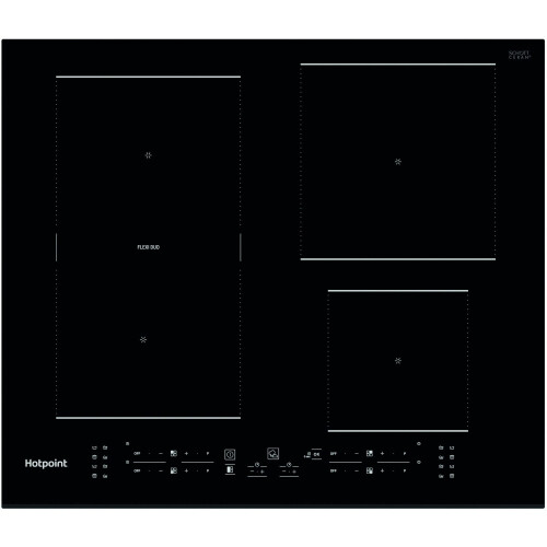 Indesit Hotpoint 59cm 4 Zone Induction Hob with Flexi Zone TB7960CBF