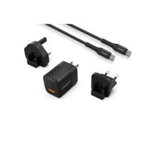 Energizer 38W 1x USB-A and 1x USB-C Wall Charger with USB-C Cable - Blac A38QMUC