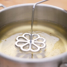Sada žehličiek Rosette Timbale Bunuelera s rukoväťou, mexický krájač na cesto Bunuelo do kuchyne, formy na vafle - Splendid -