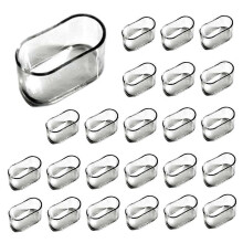 60 Pcs Chair Leg Caps,oval Silicone Furniture Feet Pads Table Cover Floor Scratches Protectors (15*30mm)-YXY