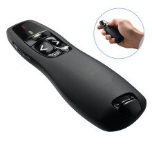 New R400 2.4Ghz USB Wireless Presenter Red Laser Pointer PPT Remote Control Compatible With Powerpoint Presentation-YXY