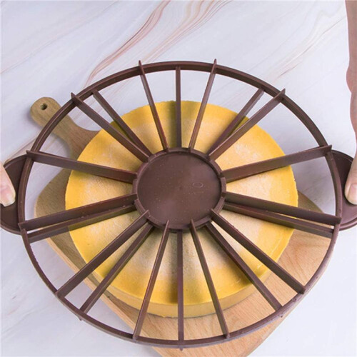2X Cake Slicer, Cake Divider Cake Portion  Round 10/12 Piece Bread Cake Cutter Equal Portion Cutter Slice 2