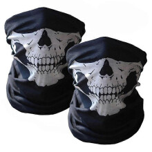 Stück Coole Fahrrad-Ski-Halbgesichtsmaske, Geisterschal, Mehrzweck-Nackenwärmer COD-YXY