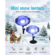 Projecteur laser extérieur effet neige pour Noël, lampe LED pour scène, jardin ou terrasse C-YXY