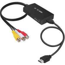 RCA-HDMI-muunnin, komposiitti-HDMI-sovitin tukee 1080p Pal/ntsc-Good-YXY