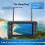 Monitor FPV 5.8G com DVR, 40 canais, tela LCD de 4,3 polegadas, formato 16:9 NTSC/PAL, busca automática, gravação de vídeo, c 2