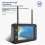 Monitor FPV 5.8G com DVR, 40 canais, tela LCD de 4,3 polegadas, formato 16:9 NTSC/PAL, busca automática, gravação de vídeo, c 3
