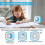 YUNBAOIT VT01 Visual Timer with Night Light 60 Minute Countdown Timer Silent Time Management Tool-YXY 2
