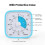 YUNBAOIT VT01 Visual Timer with Night Light 60 Minute Countdown Timer Silent Time Management Tool-YXY 3
