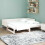 VidaXL vidaXL Pull-out Day Bed White 180 x 200 cm Solid Pine Wood 6