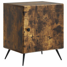 vidaXL Bedside Cabinet Smoked Oak 43 x 34.5 x 50 cm Engineered Wood