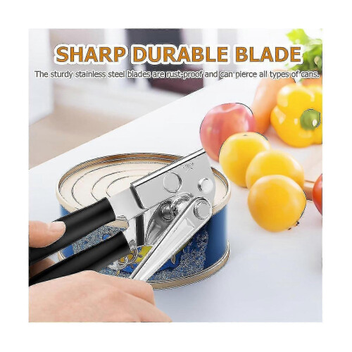 Abridor de latas comercial resistente, manual, com manivela fácil de usar (Ha-YXY) 1