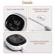 Uitschuifbaar Bluetooth Fitdays APP-hulpmiddel voor het meten van lichaamsvet en BMI - YXY
