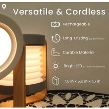 Uitschuifbare LED-touchlamp, opvouwbare telescopische nachtlamp, tafellamp - YXY