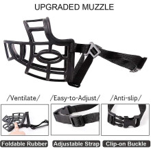 Muselière panier respirante pour grands chiens, taille : (28-31 cm) - YXY