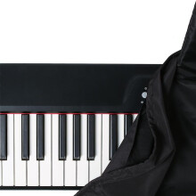 Copertura antipolvere per tastiera di pianoforte a 88 tasti, con copertura per leggio, copertura per pianoforte elettrico, an